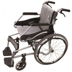 Karma (灰色大輪)輕型鋁合金輪椅帶手剎車